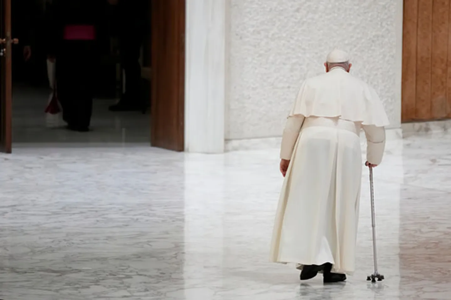 I glimpsed him once: A man in white who carried the world's ache